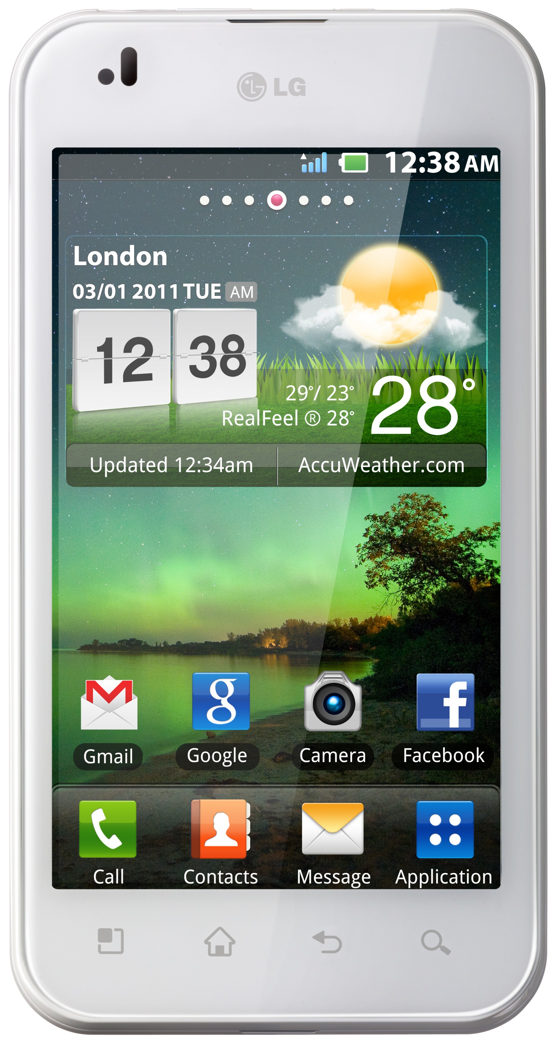 LG Optimus Black P970 Smartphone (vit)