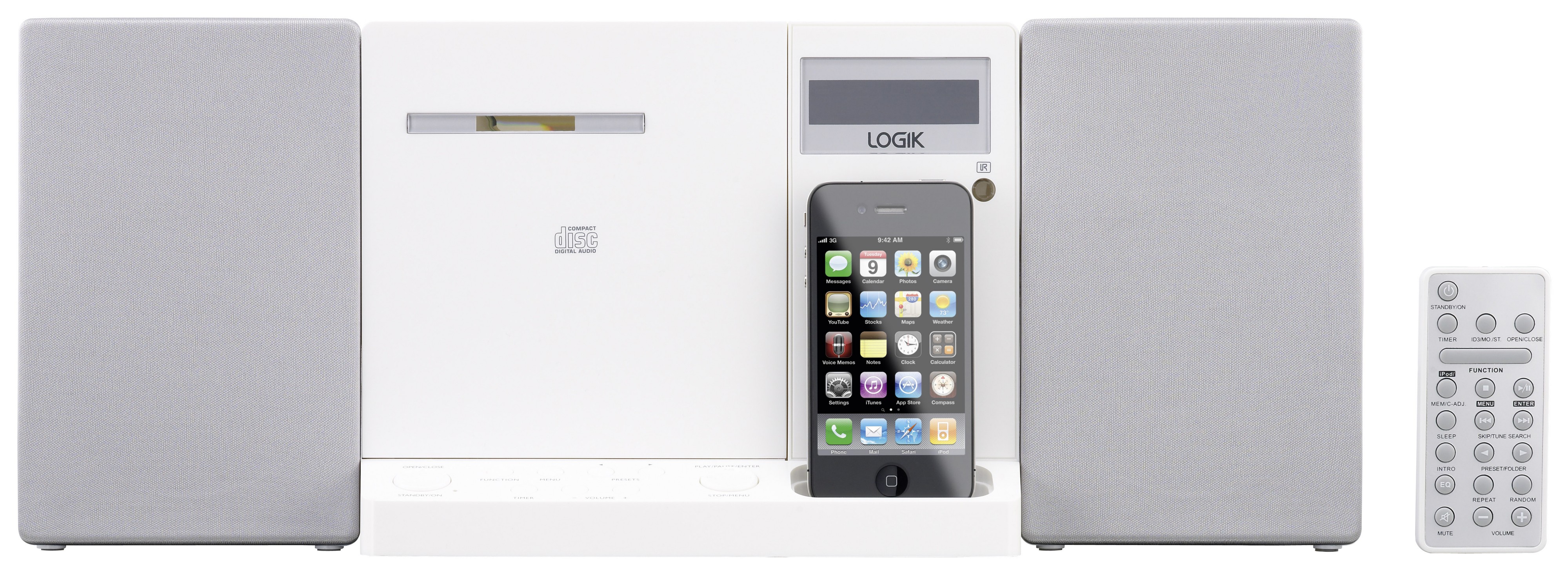 Logik Micro Hi-Fi Dockningstation LHFIP3010WE