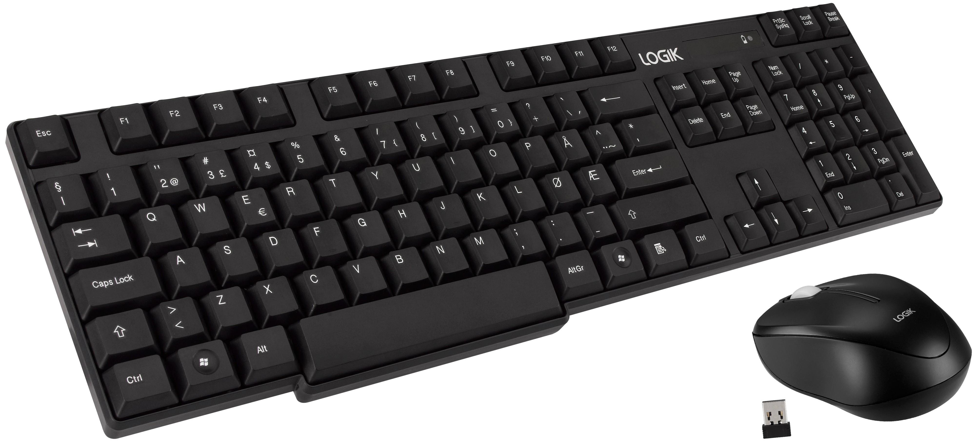 Logik Trådlös Mus och Tangentbord