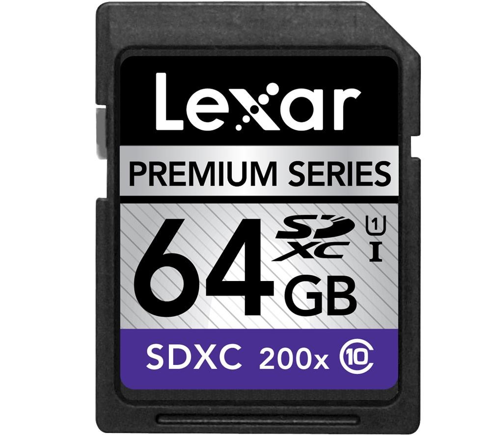 Lexar 64GB SDHC 200x Premium Class 10 - paměťová karta