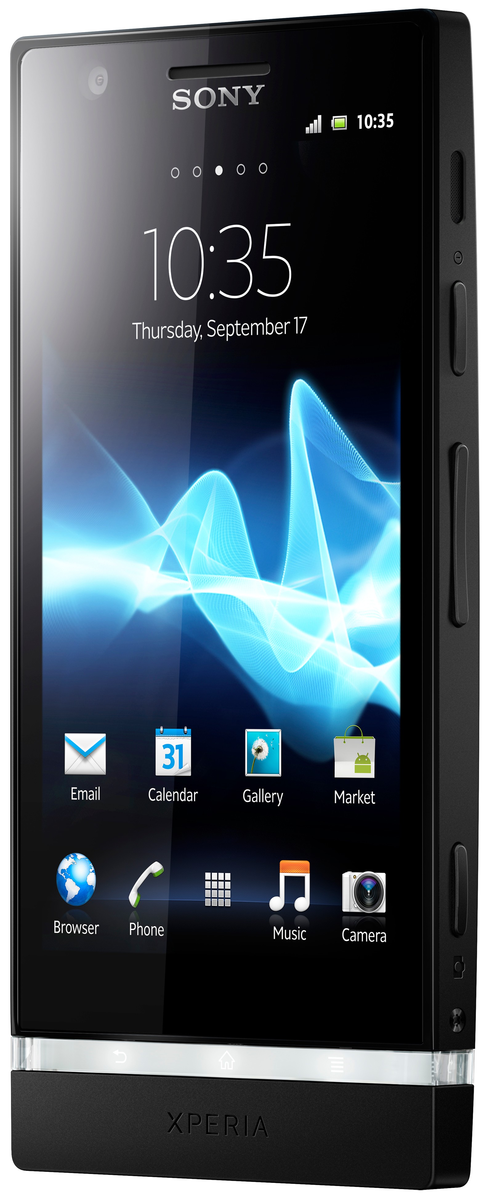 Sony Xperia P LT22i Smartphone (svart)