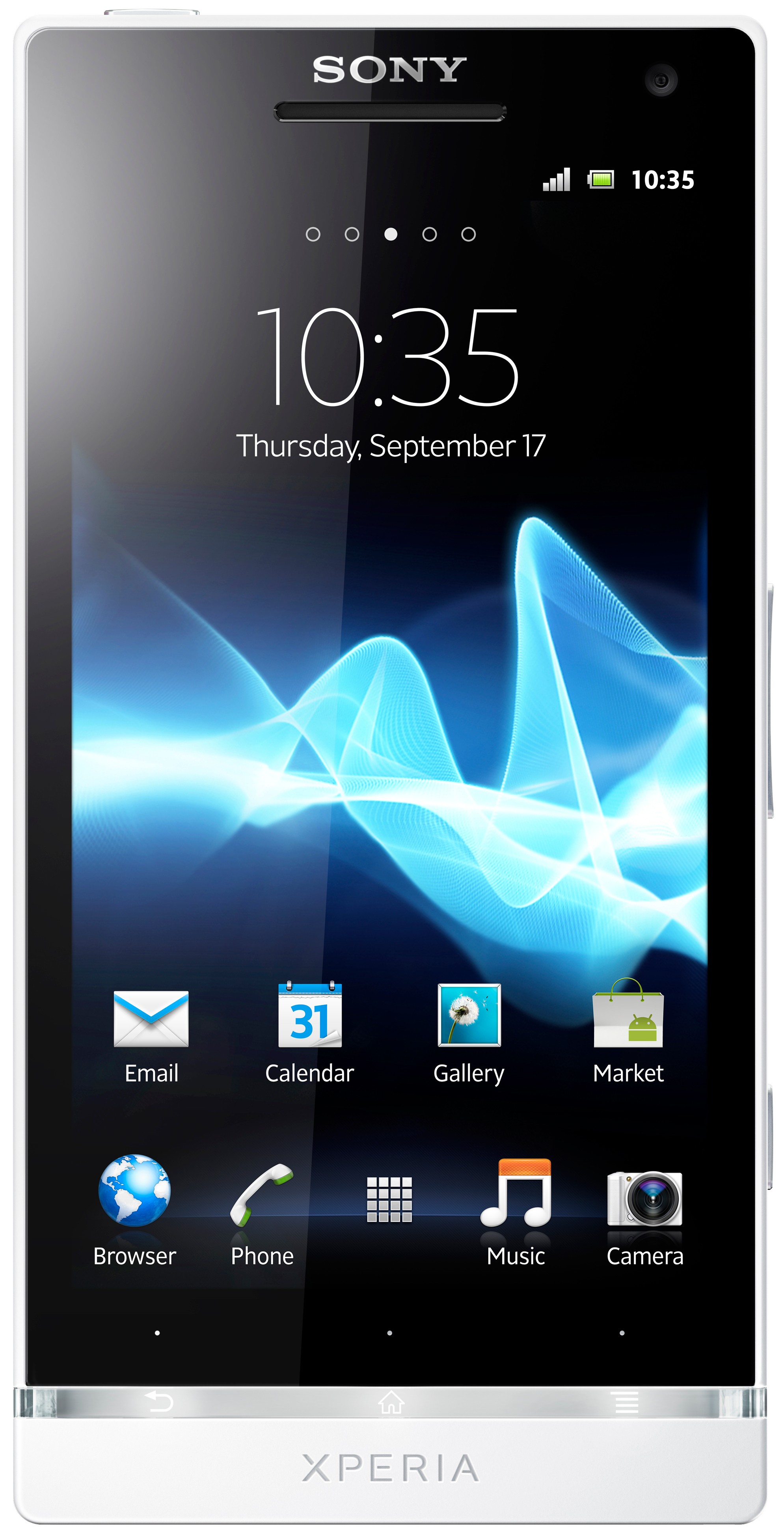 Sony Xperia S LT26i Smartphone (vit)