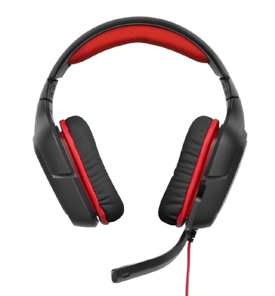 Logitech G230 stereo pelikuulokkeet (musta/punainen)