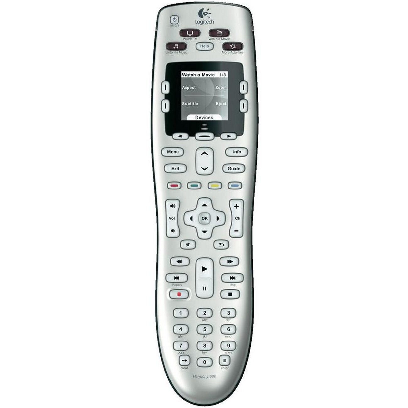 Logitech Harmony 600 – dálkový ovladač