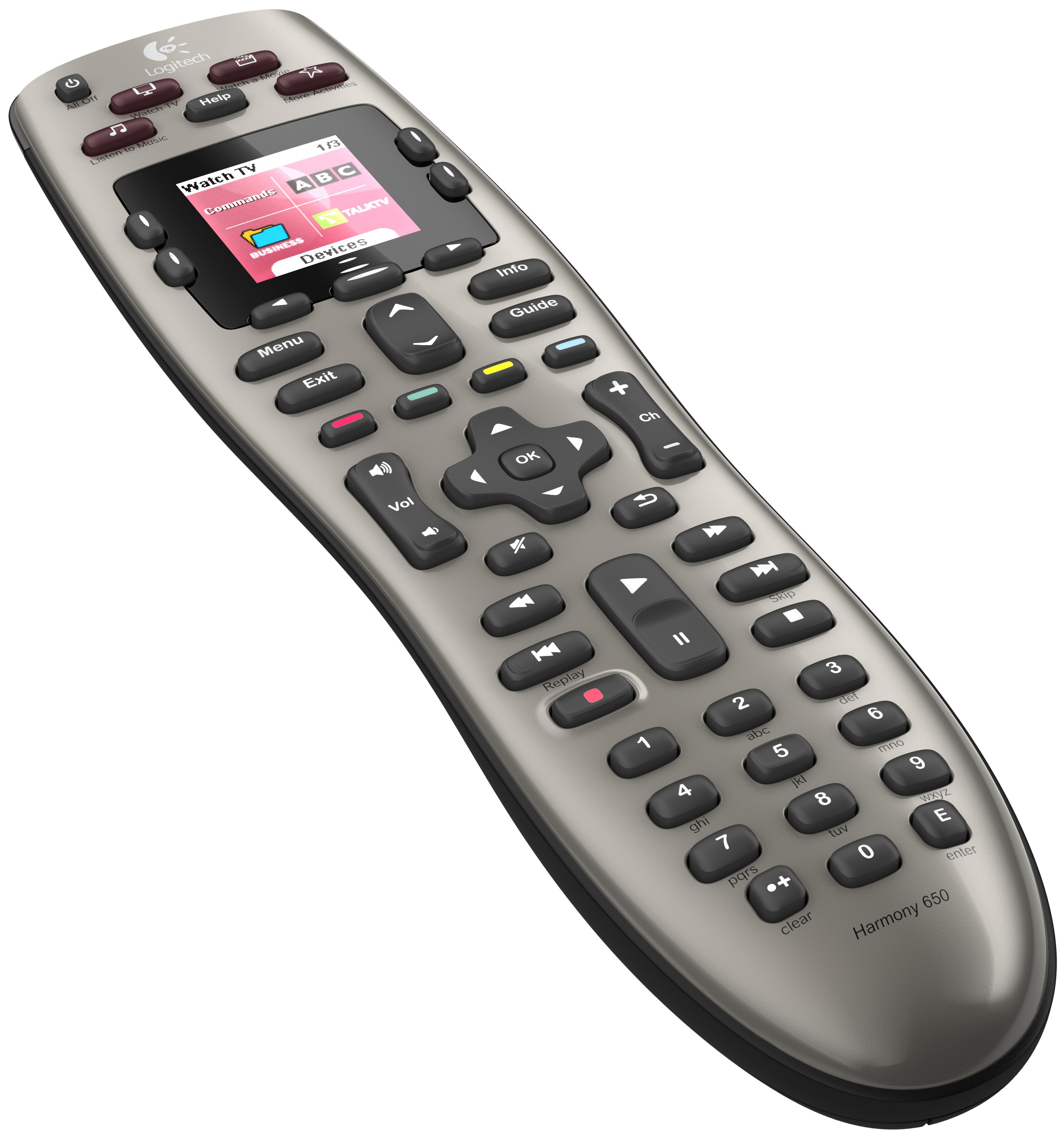 Logitech Harmony 650 fjernkontroll