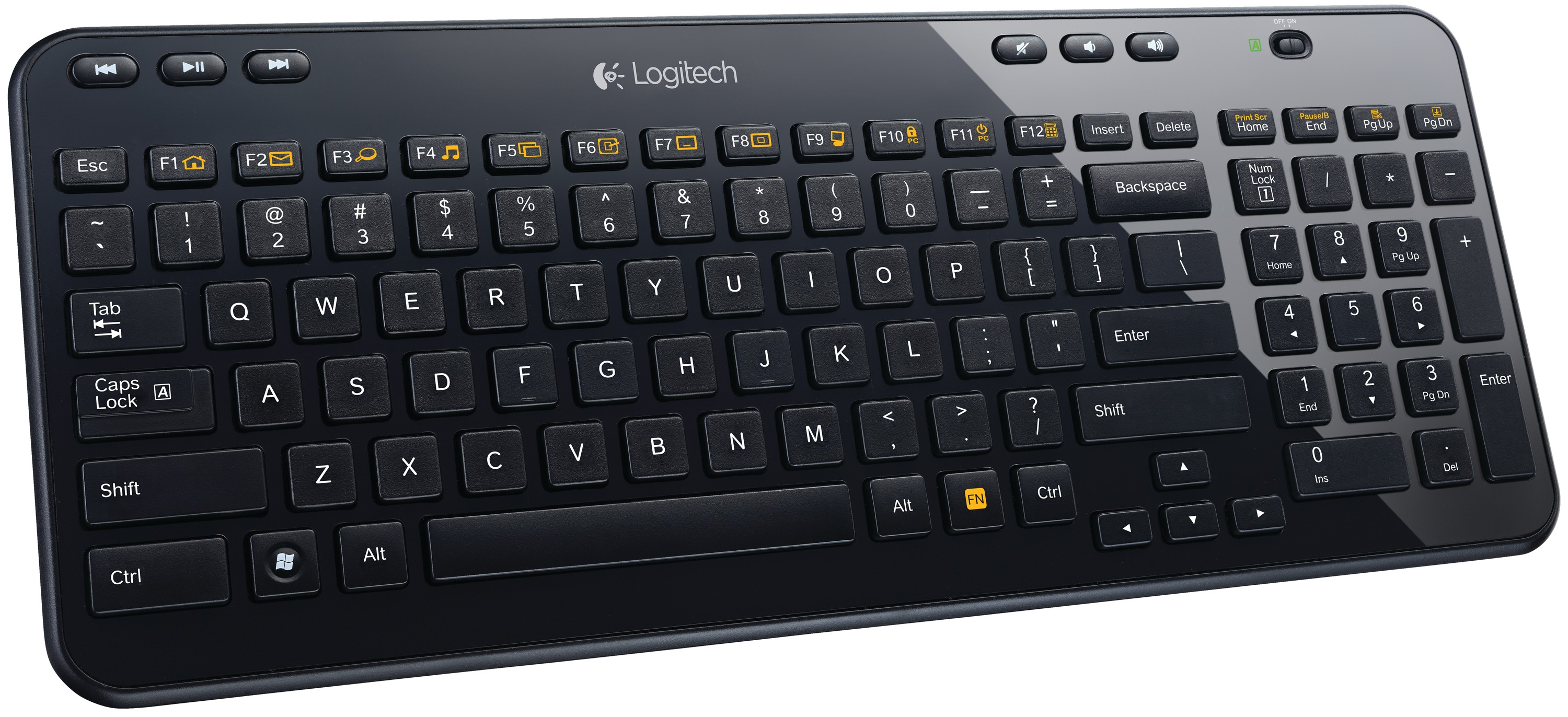 Logitech trådløst tastatur K360 (sort)