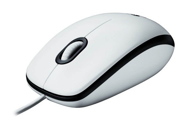 Logitech M100 white - optická myš