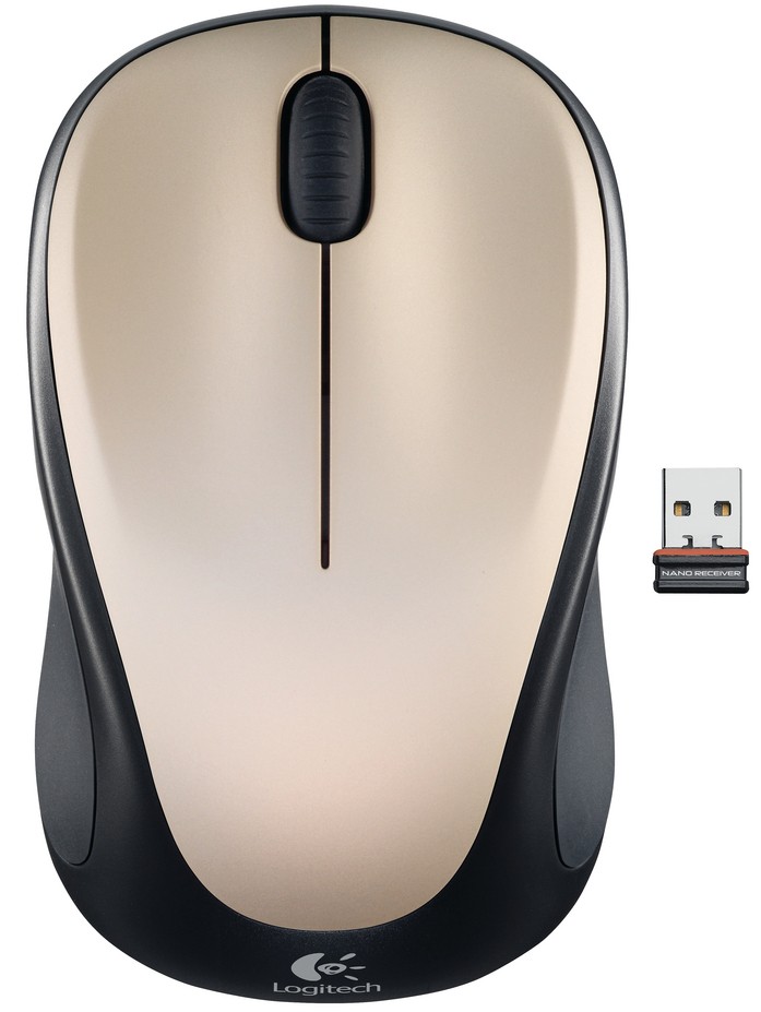 Logitech Tr&aring;dl&ouml;s Mus M235 (champagne)