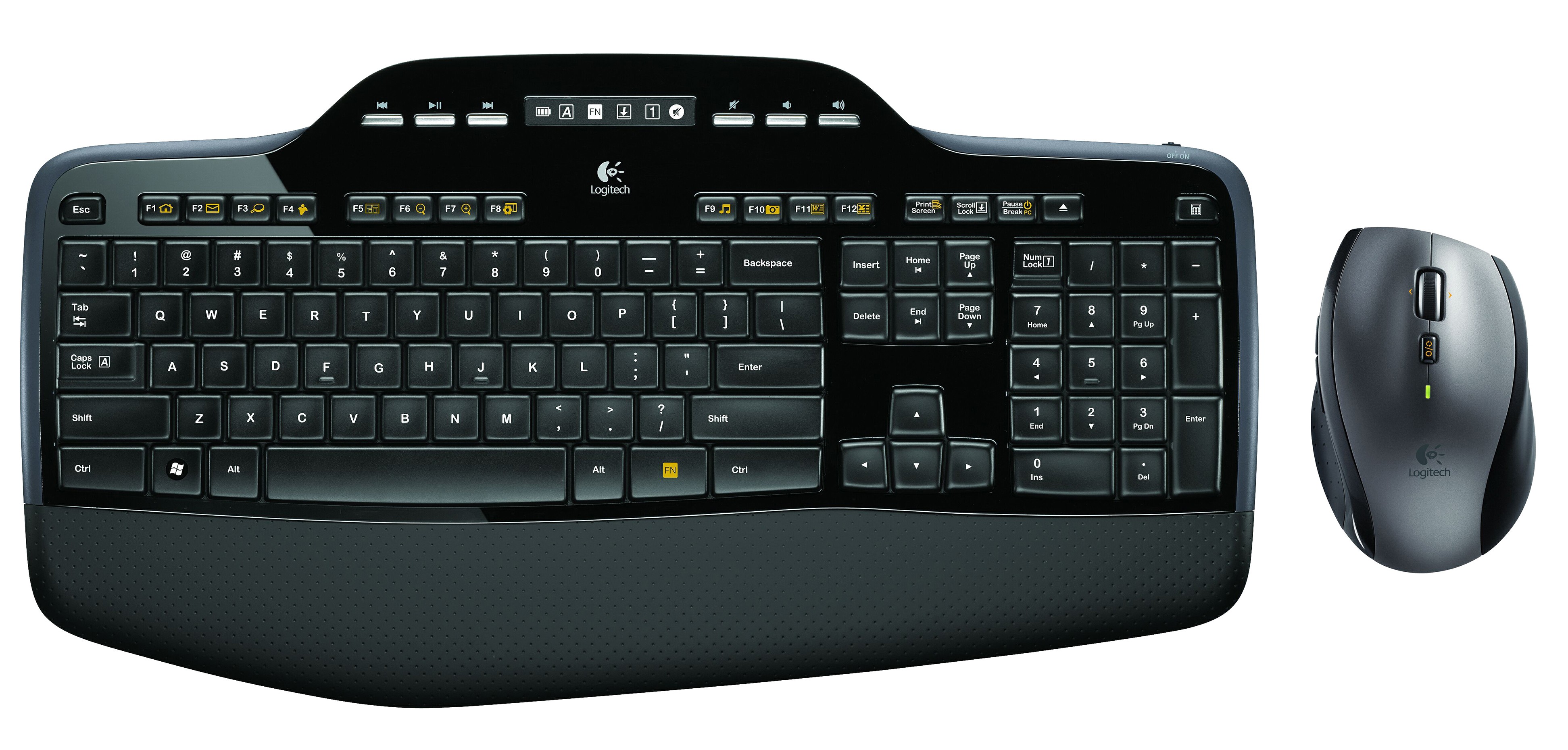 Logitech trådløst tastatur og mus MK710
