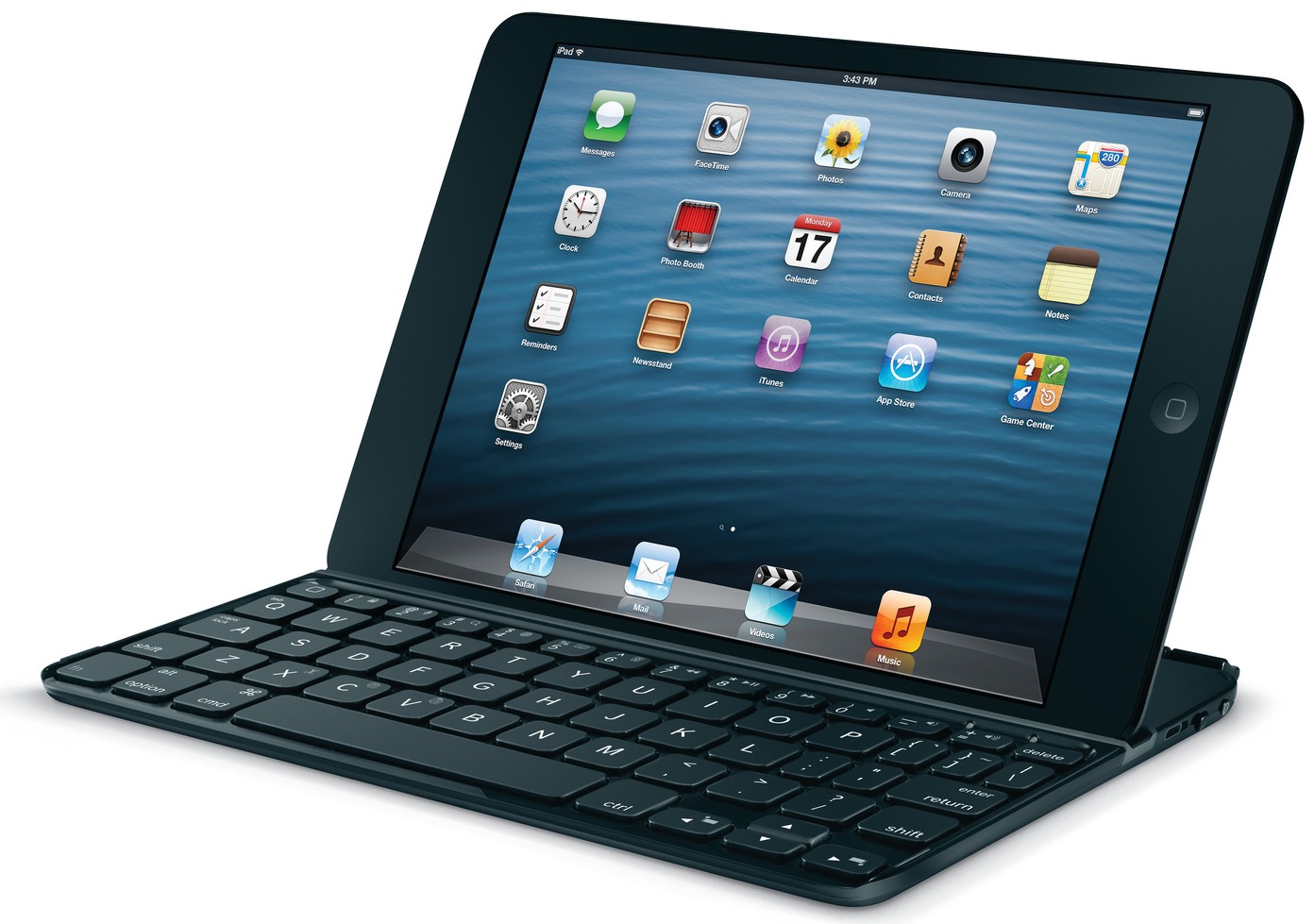 Logitech iPad mini suoja näppäimistöllä (musta)