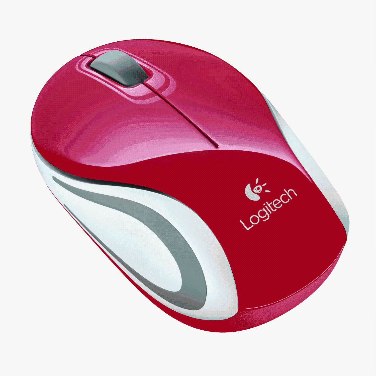 Logitech Wireless Mini Mouse M187 červená - optická myš