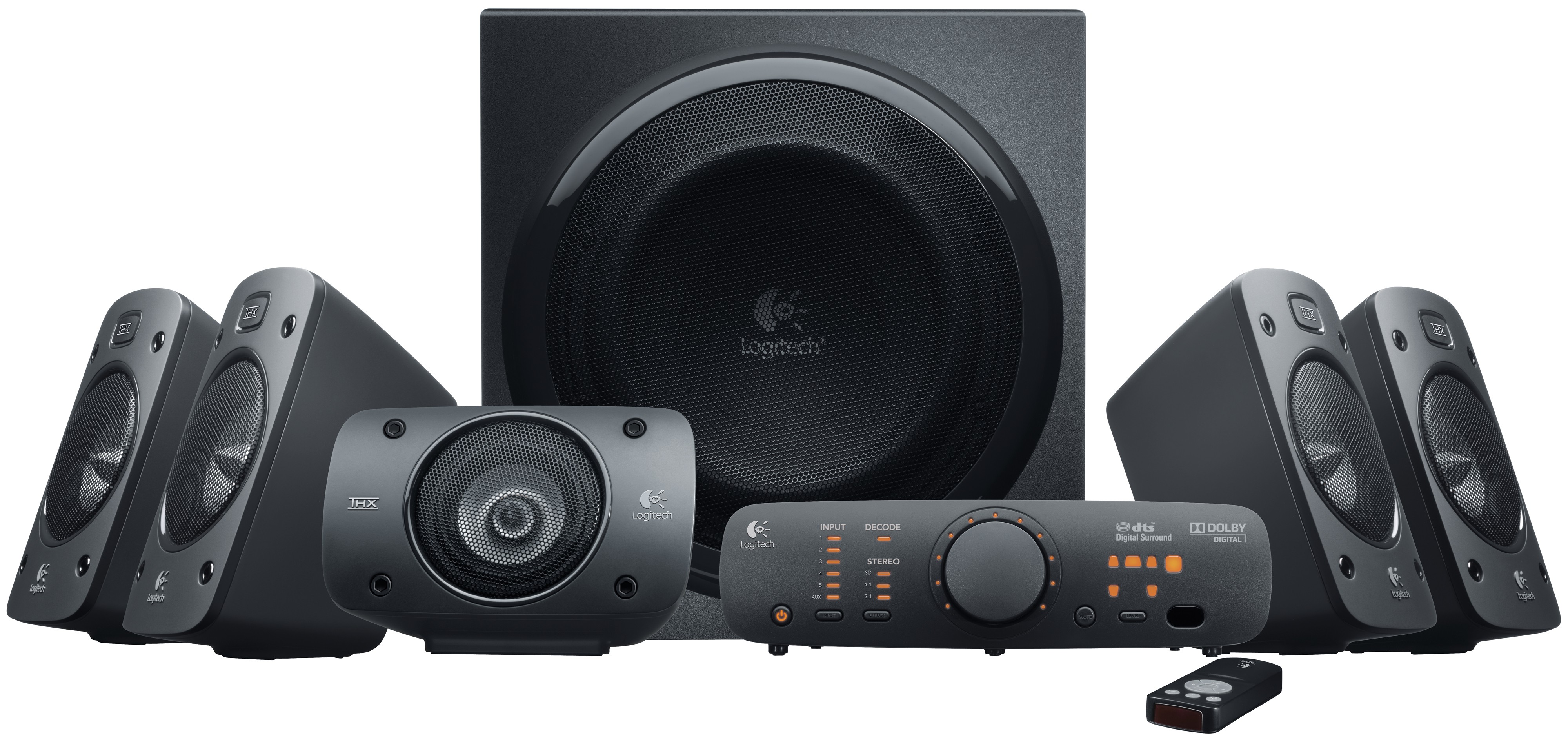 LOGITECH Z906 - reproduktory 5.1, 500W, 3D zvuk