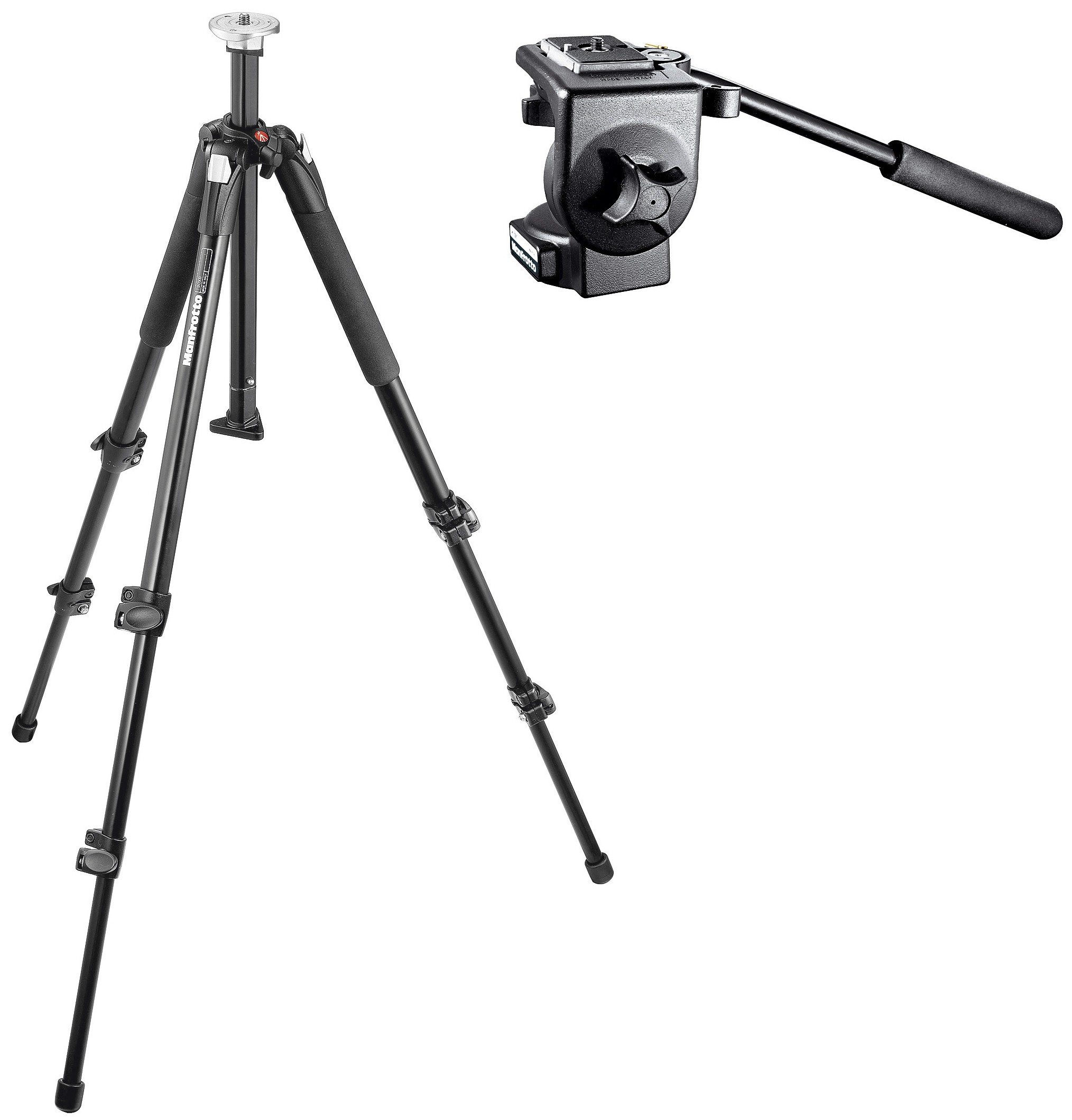 Manfrotto stativ og stativhoved 190XB + 128RC