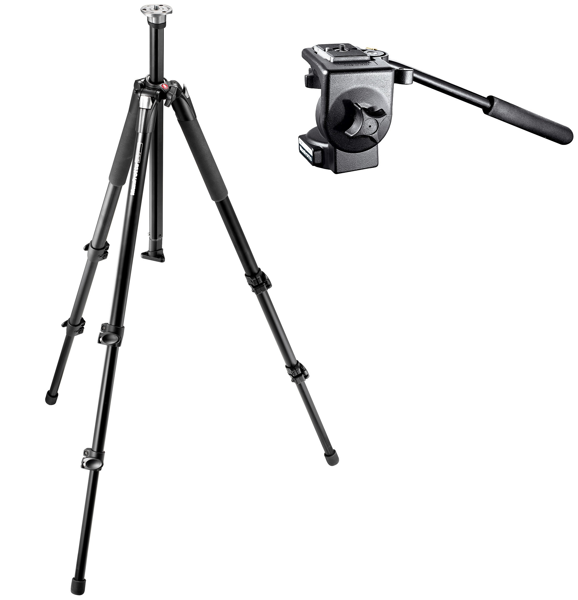 Manfrotto stativ og stativhoved 055XB + 128RC