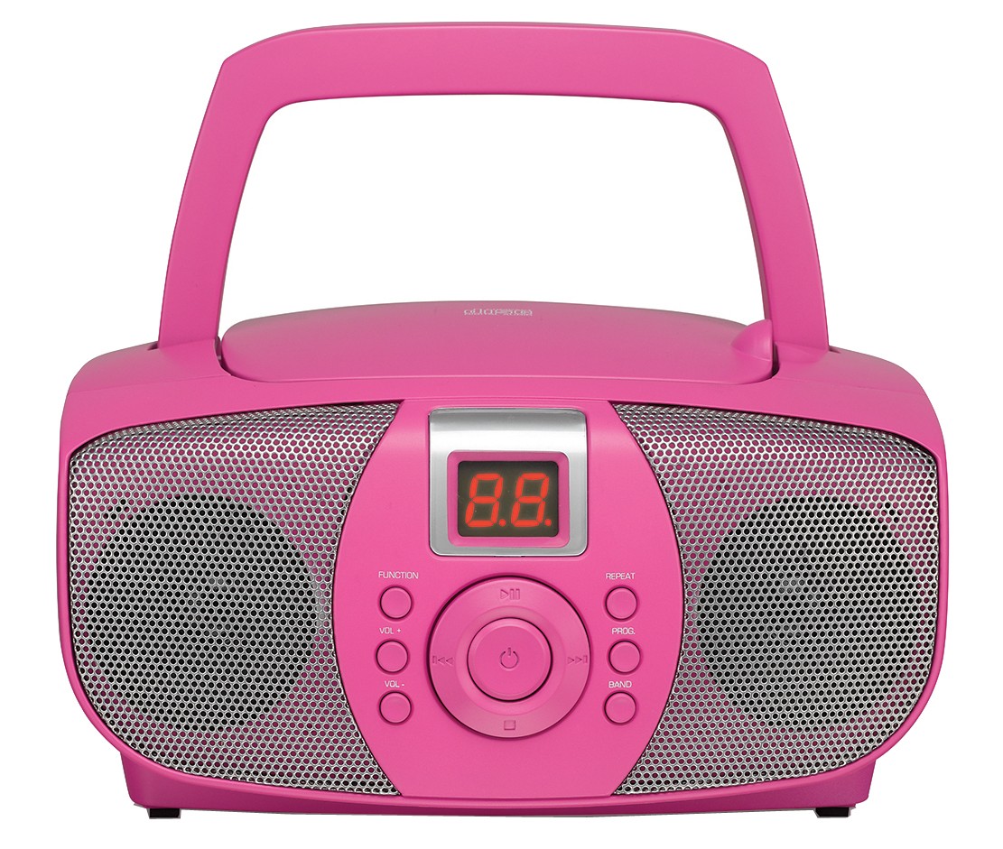 Matsui kannettava CD-soitin MCDSP13E (pinkki)