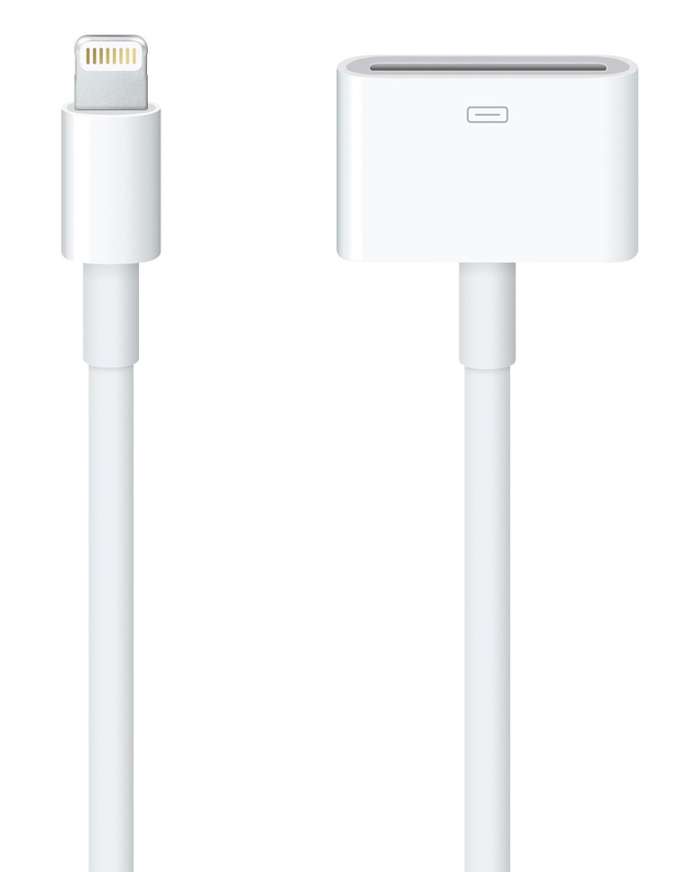 Apple Lightning - 30-pin -sovitin (20 cm)