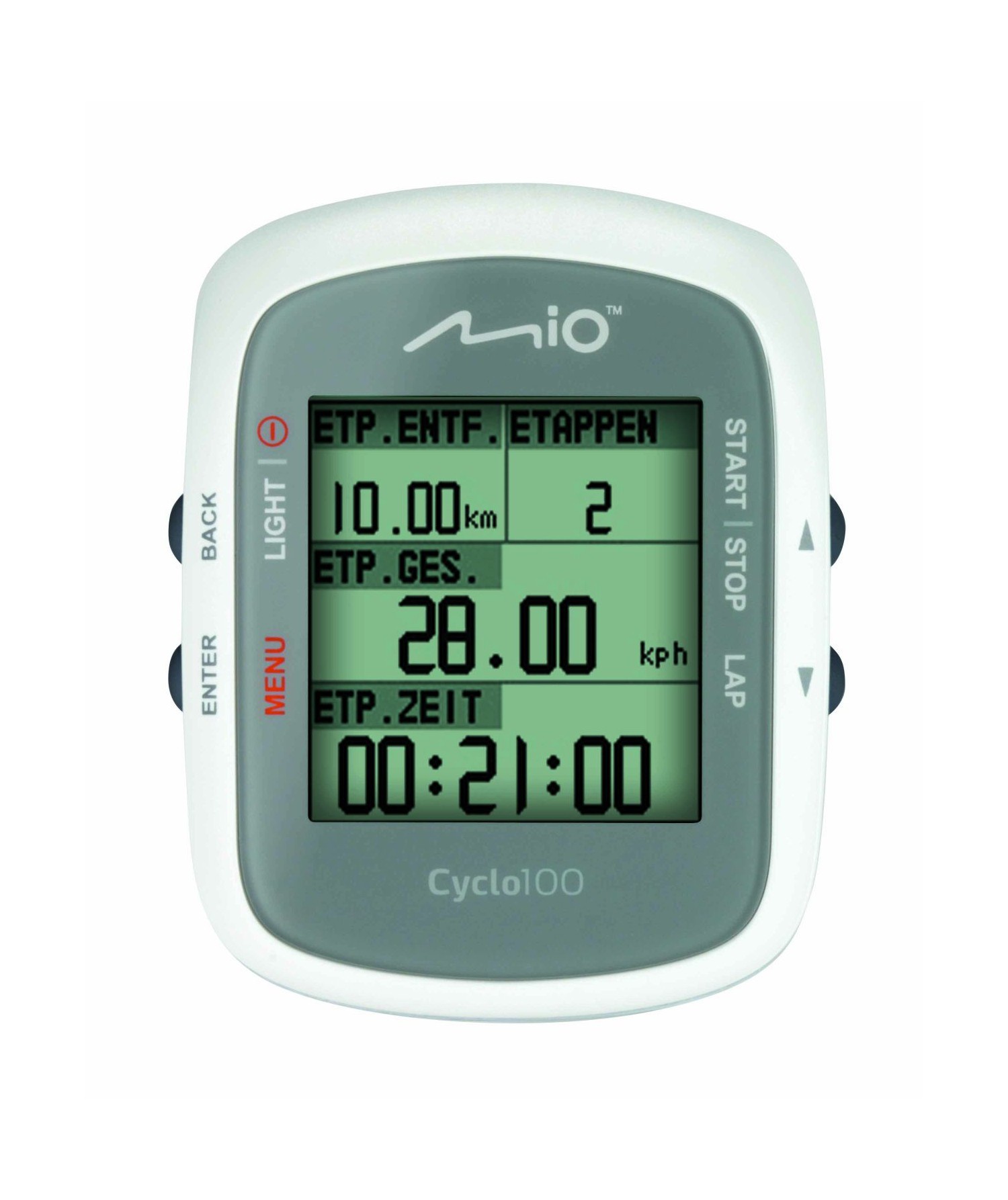Mio Cyclo 100 – cyklo počítač s GPS