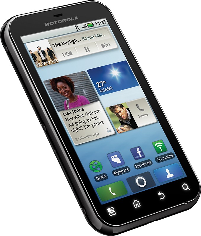 Motorola DEFY Smartphone (svart)