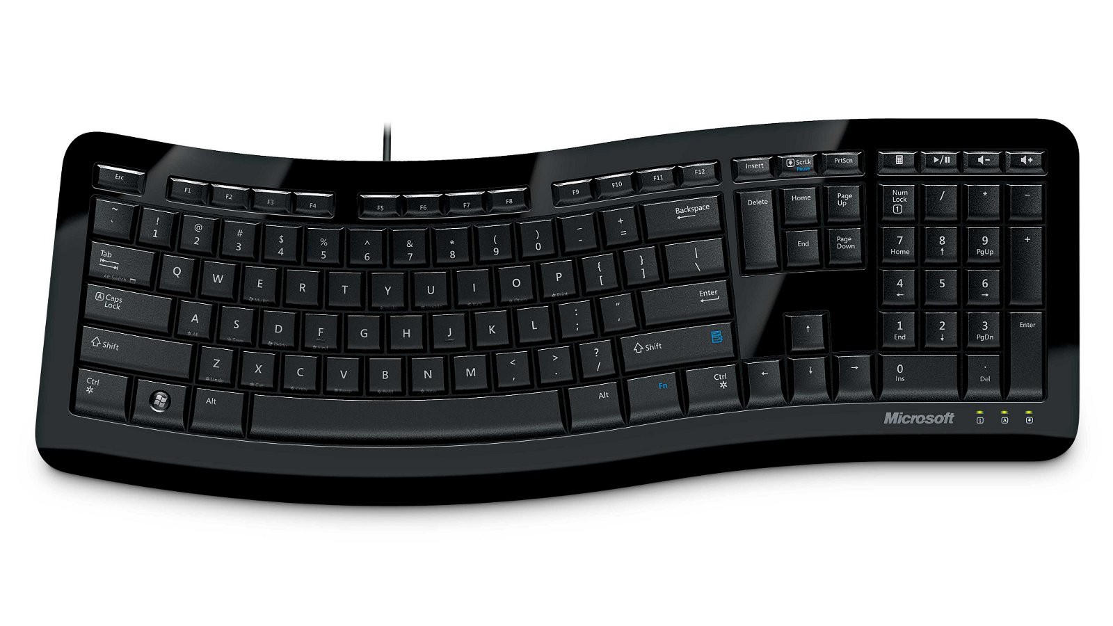 Microsoft Comfort Curve Keyboard 3000 - klávesnica