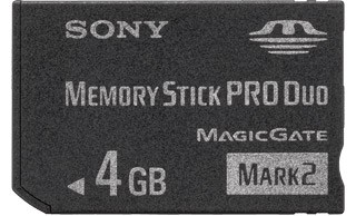 Sony Memory Stick Pro Duo MSMT4GN - paměťová karta