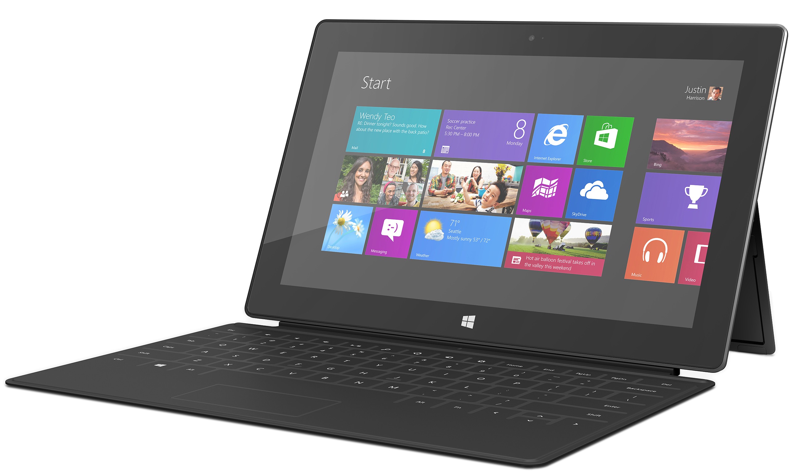Surface 32 GB med Touch cover 10.6" tablet - Windows RT