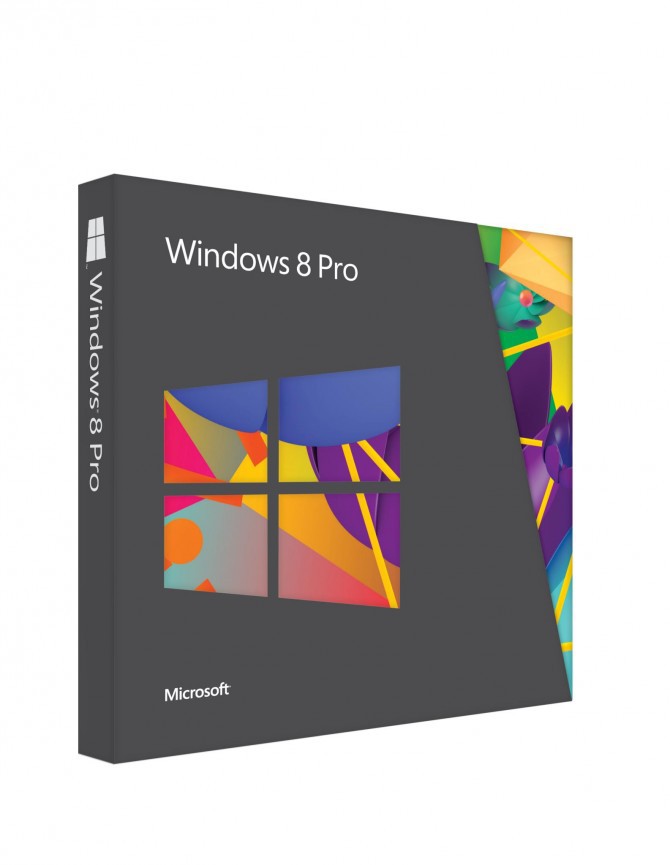 Microsoft Windows 8 Pro Upgrade 32/64bit 1 DVD licence