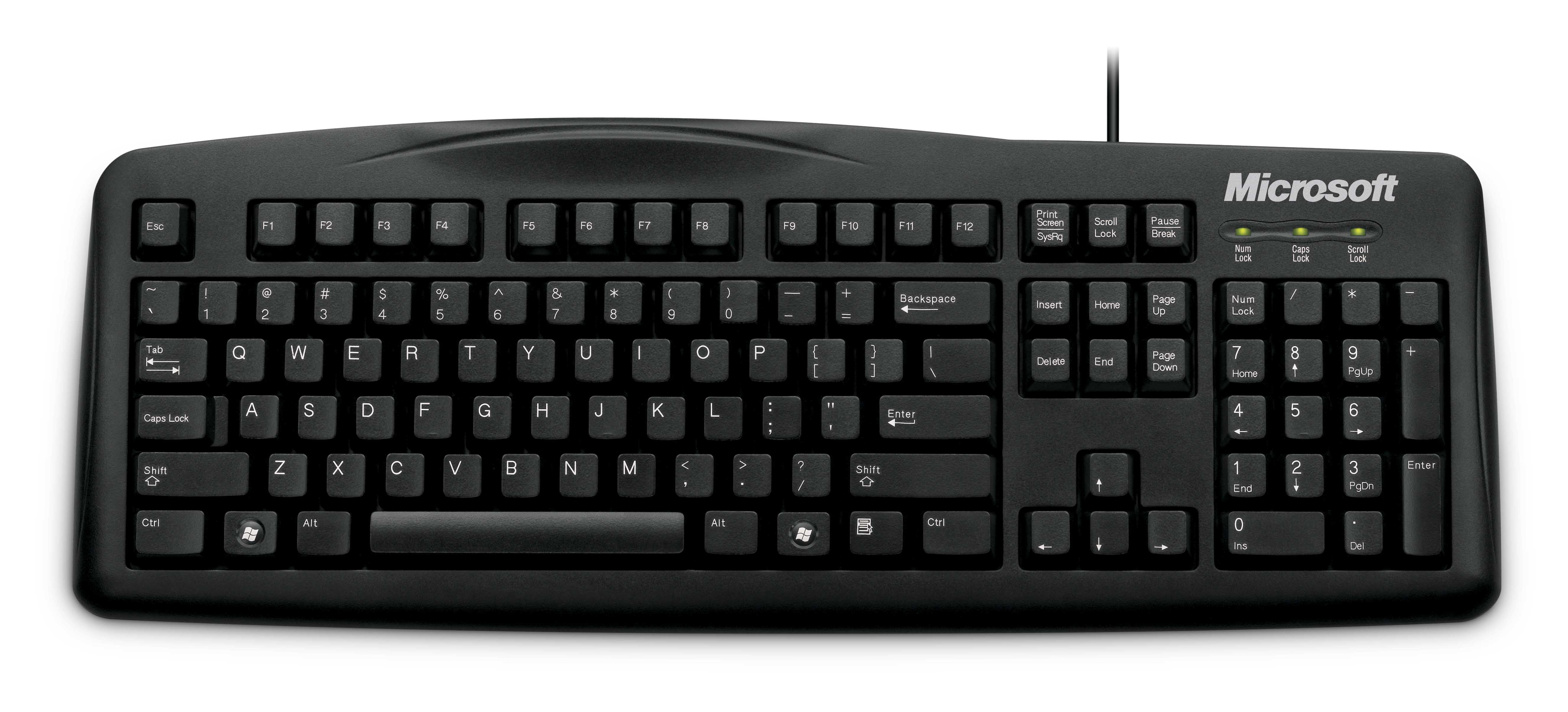 Microsoft Wired Keyboard 200 black - klávesnica