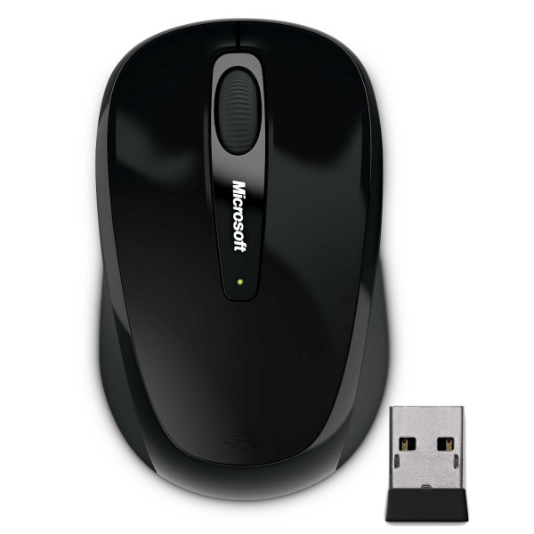 Microsoft Wireless Mobile Mouse 3500 Black GMF-00292 - bezdrátová myš s BlueTrack senzorem