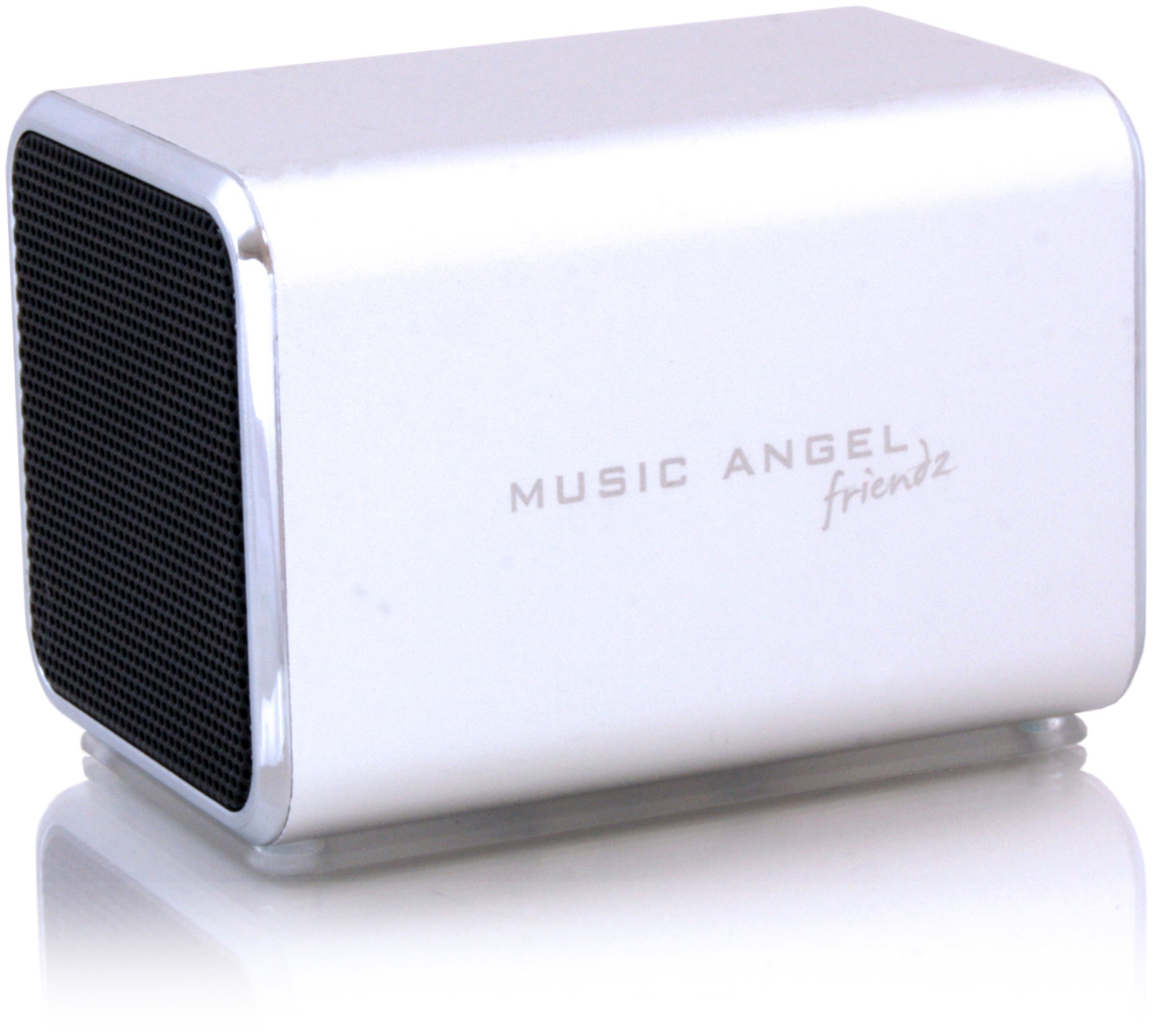 Music Angel Friendz oppladbar høyttaler (sølv)