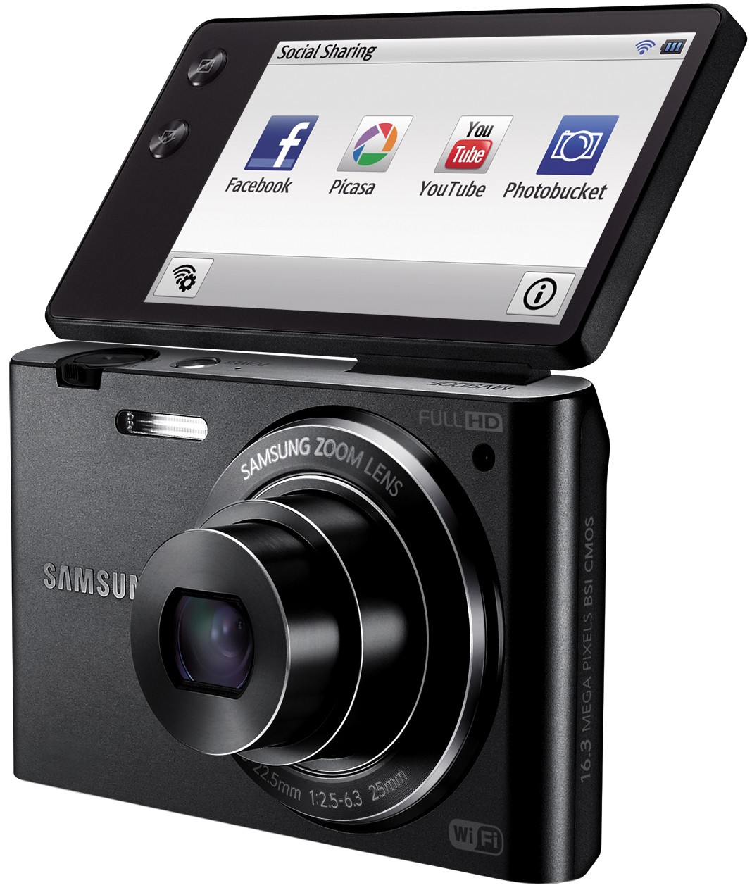 Samsung MV900 kompakt kamera (Sort)