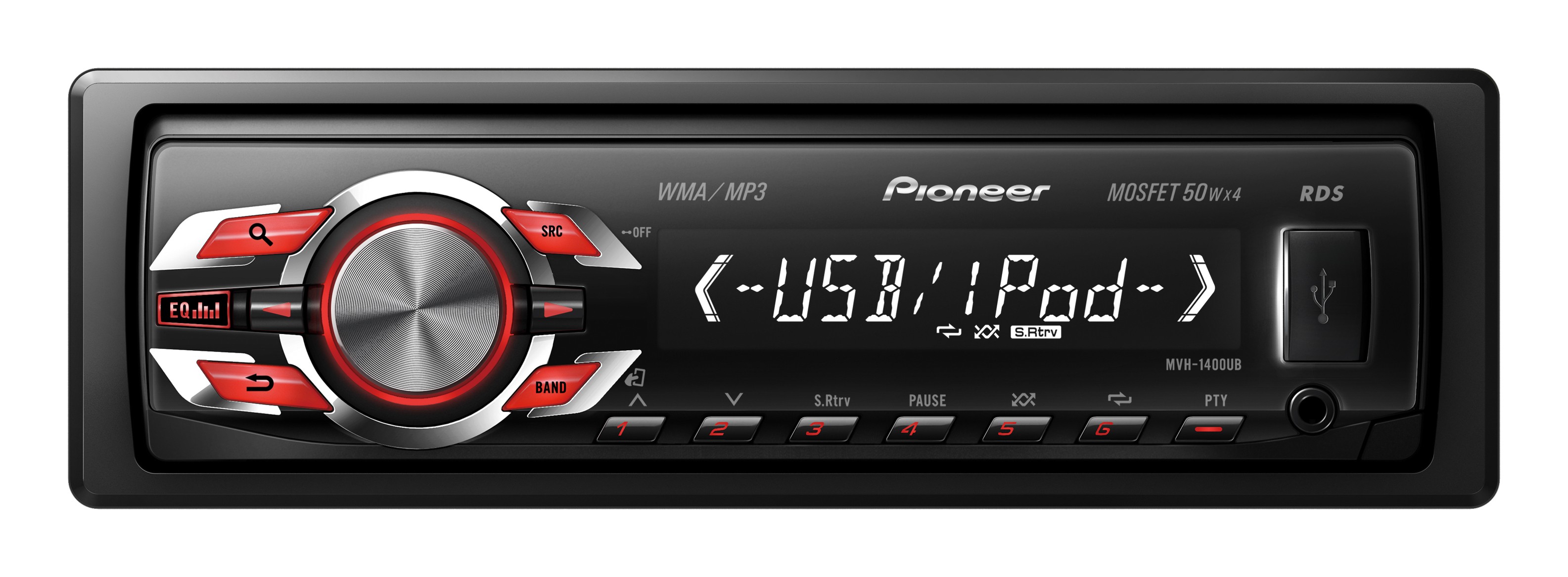 Pioneer Bilstereo 1-DIN MVH-1400UB