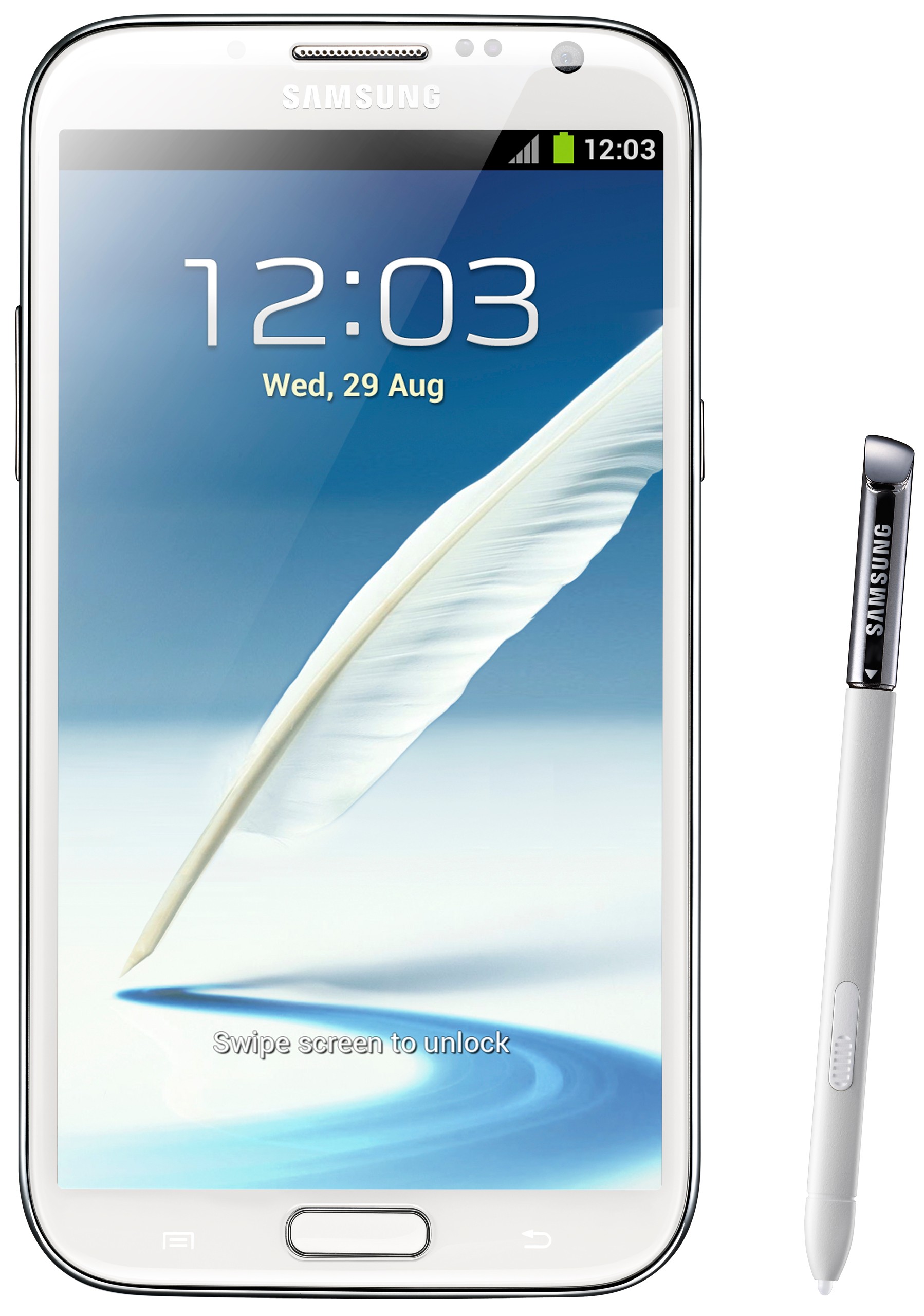 Samsung Galaxy Note 2 N7100 Smartphone (vit)