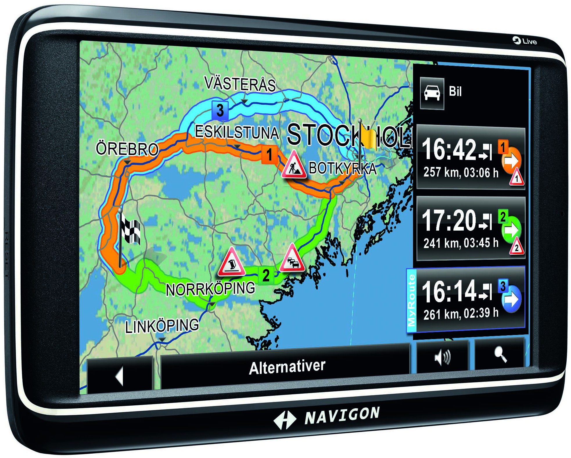 Navigon 70 Plus Live GPS