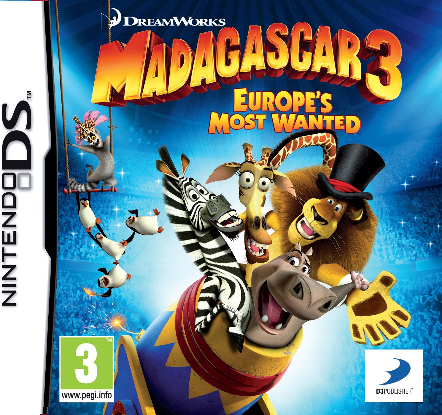 Madagascar 3: Europe's Most Wanted (DS)