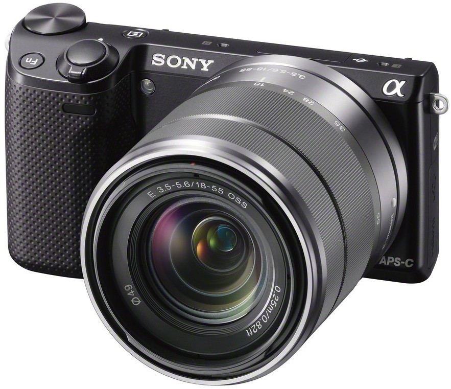 Sony NEX-5R järjestelmäkamera +18-55mm (musta)