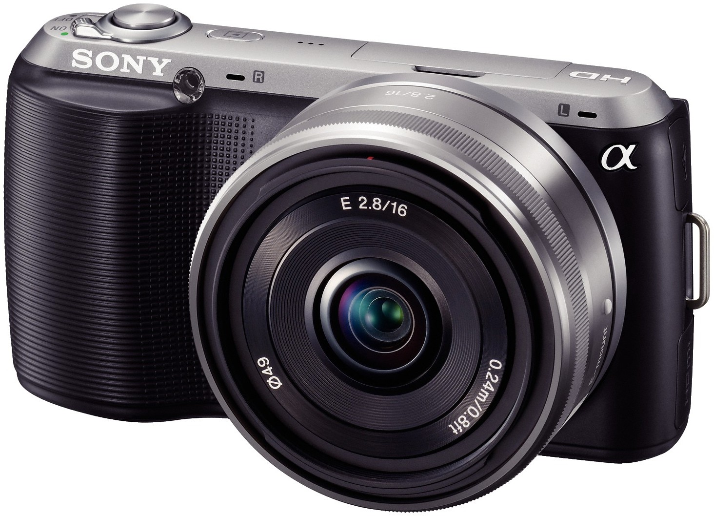 Sony Alpha NEX-C3 Hybridkamera 16 mm (svart)