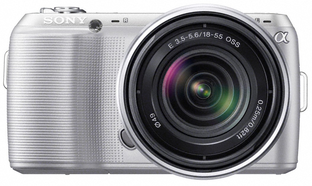 Sony Alpha NEX-C3 18-55mm Systemkamera (silver)