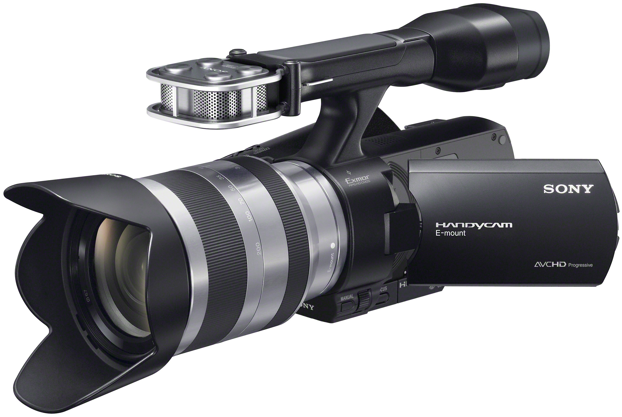 Sony NEX-VG20EHB Videokamera + 18-200 mm objektiv