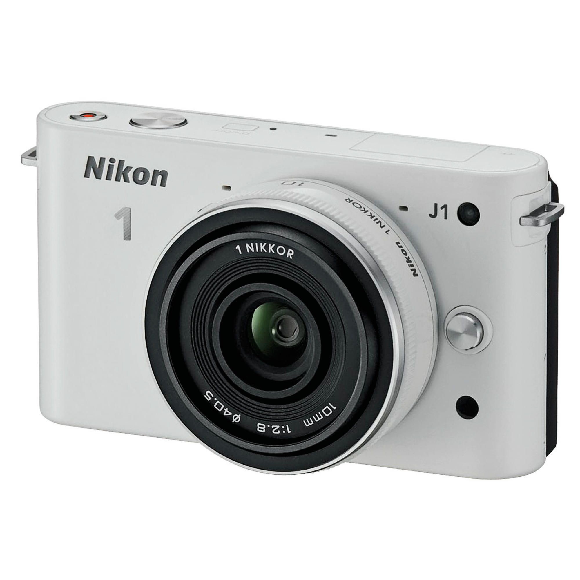 Nikon 1 J1 + 10 mm f/2,8 (bílý) - hybrid