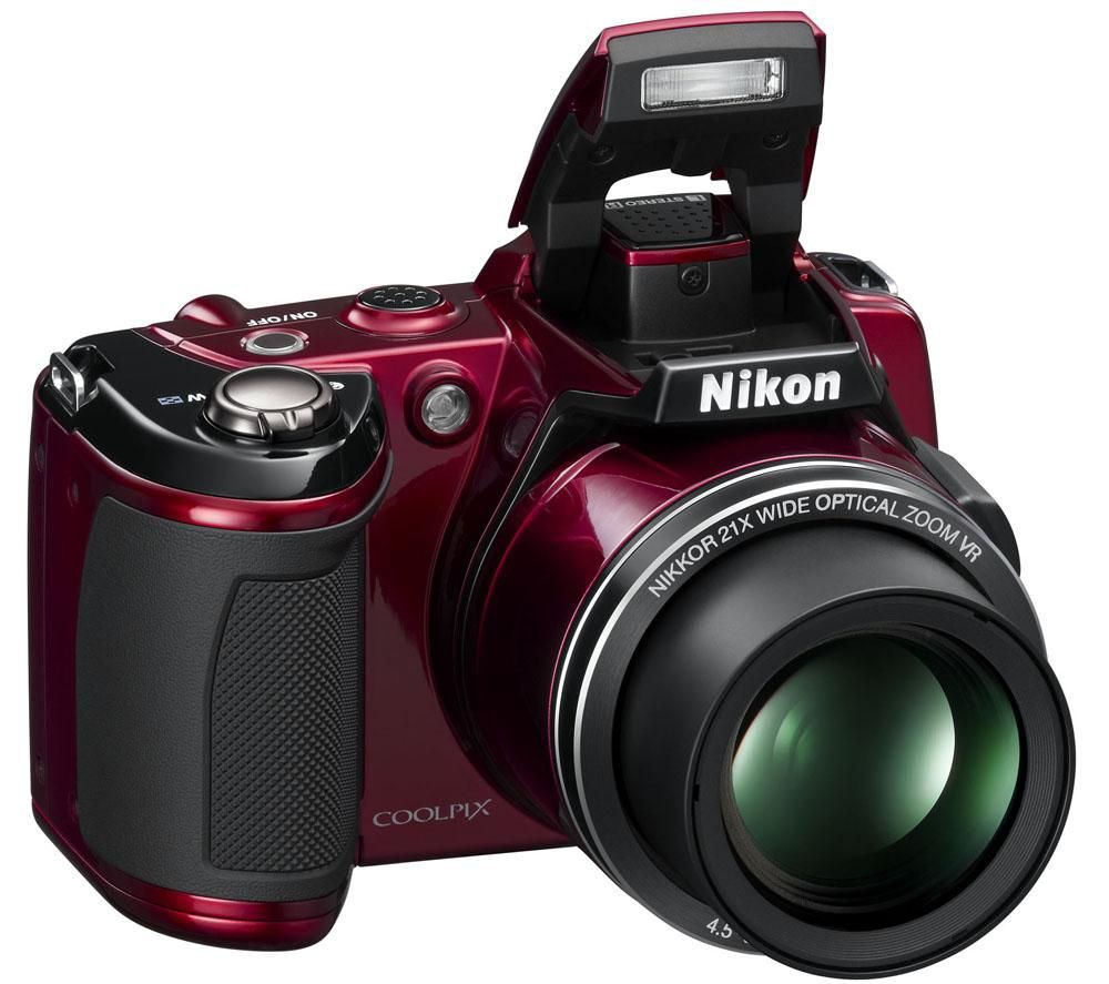 Nikon COOLPIX L120 červen&yacute; (red) - fotoapar&aacute;t