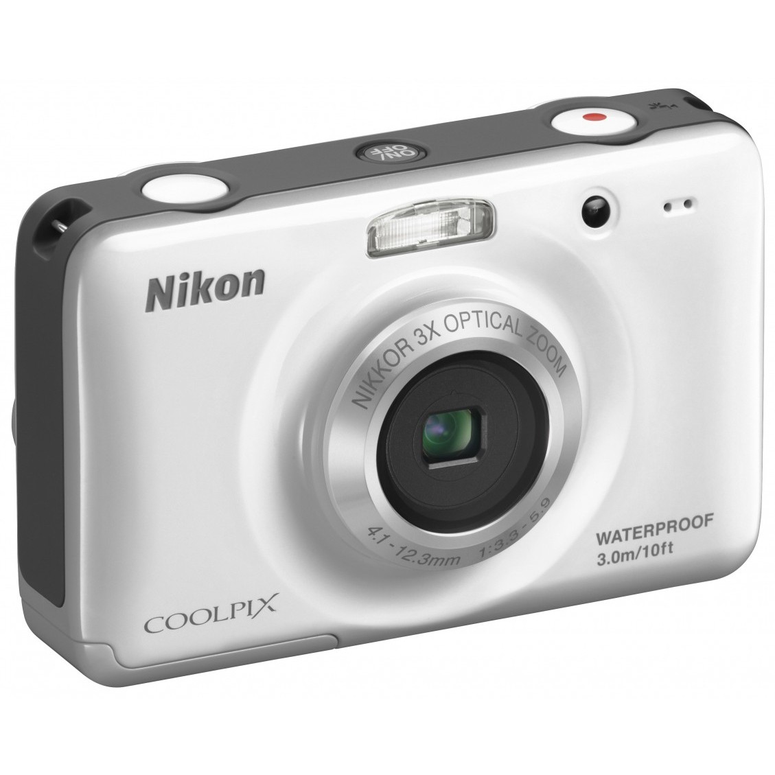 Nikon Coolpix S30 (biely) - fotoaparát