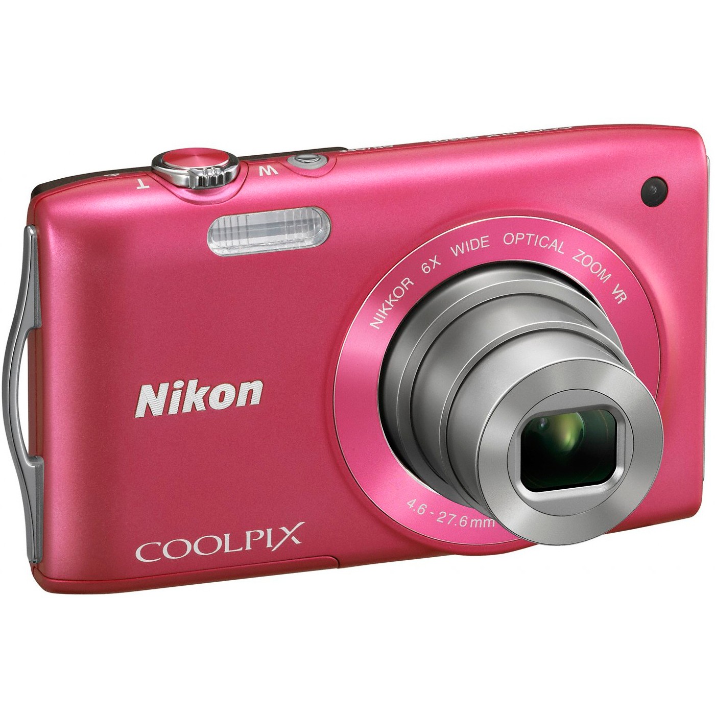 Nikon CoolPix S3300 růžový - fotoaparát