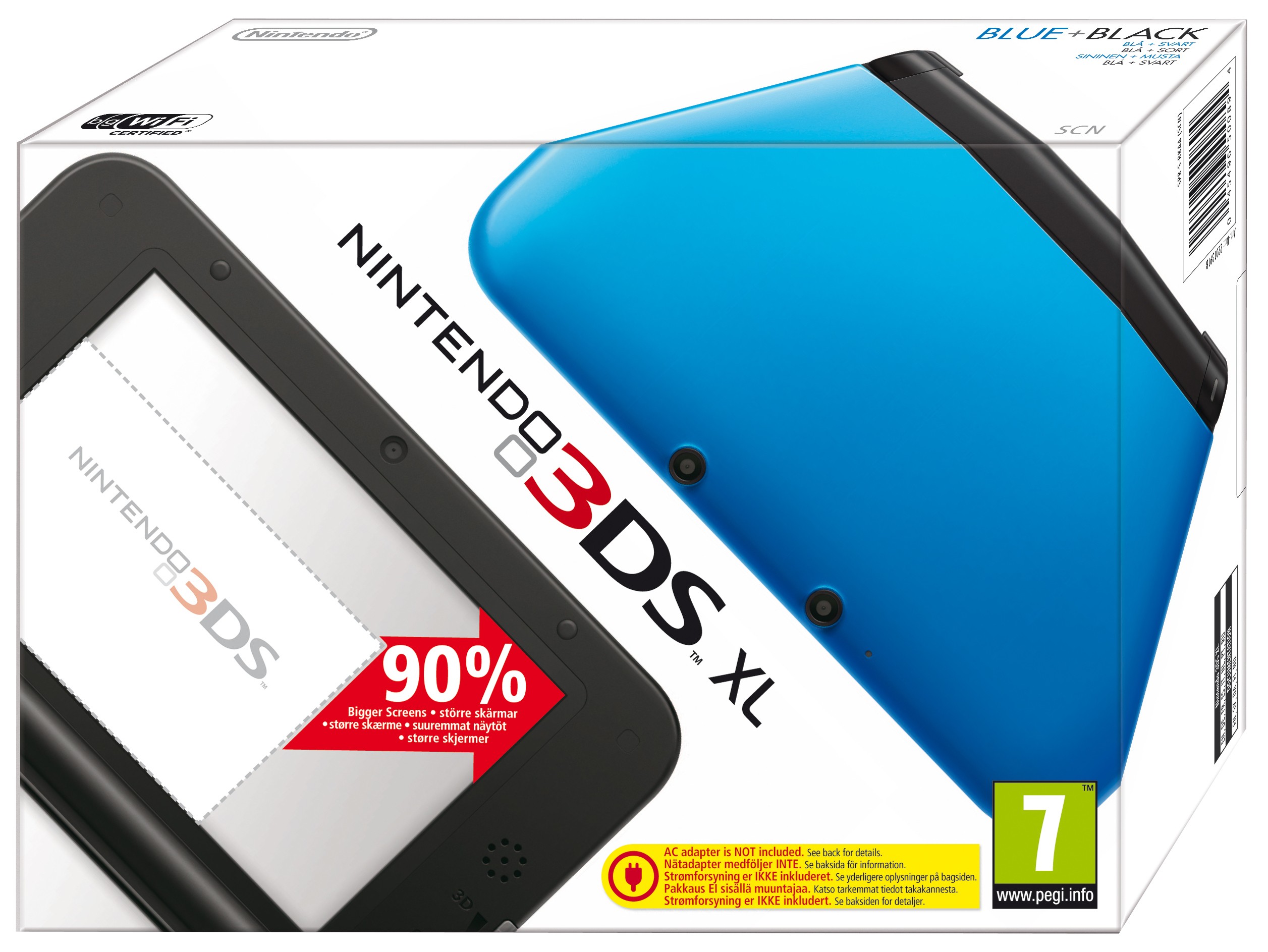 Nintendo 3DS XL (blå/sort)