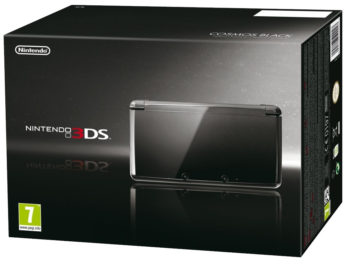 Nintendo 3DS Konsol Cosmos Black