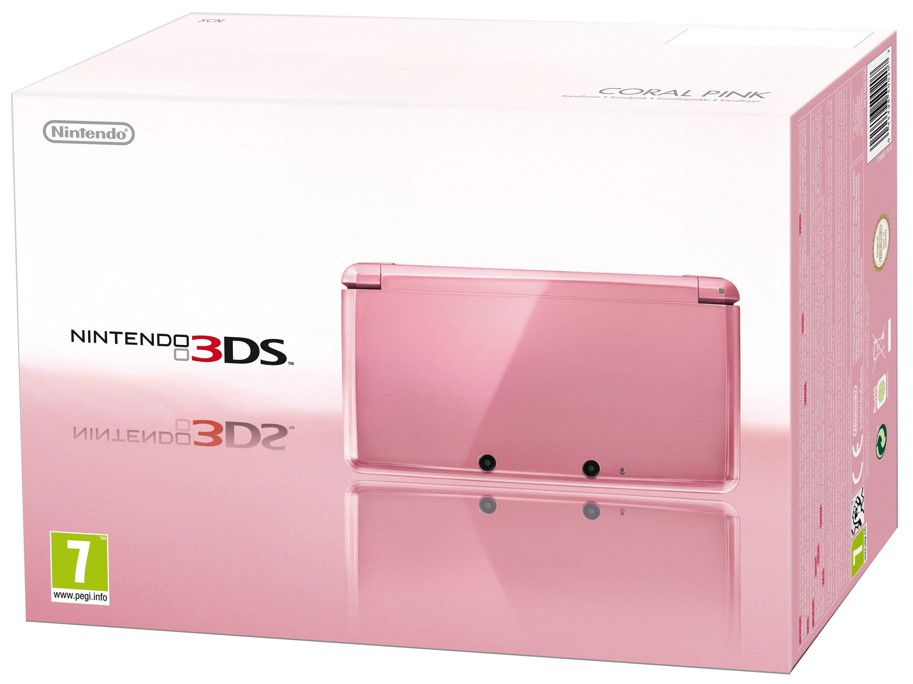 Nintendo 3DS (korallrosa)