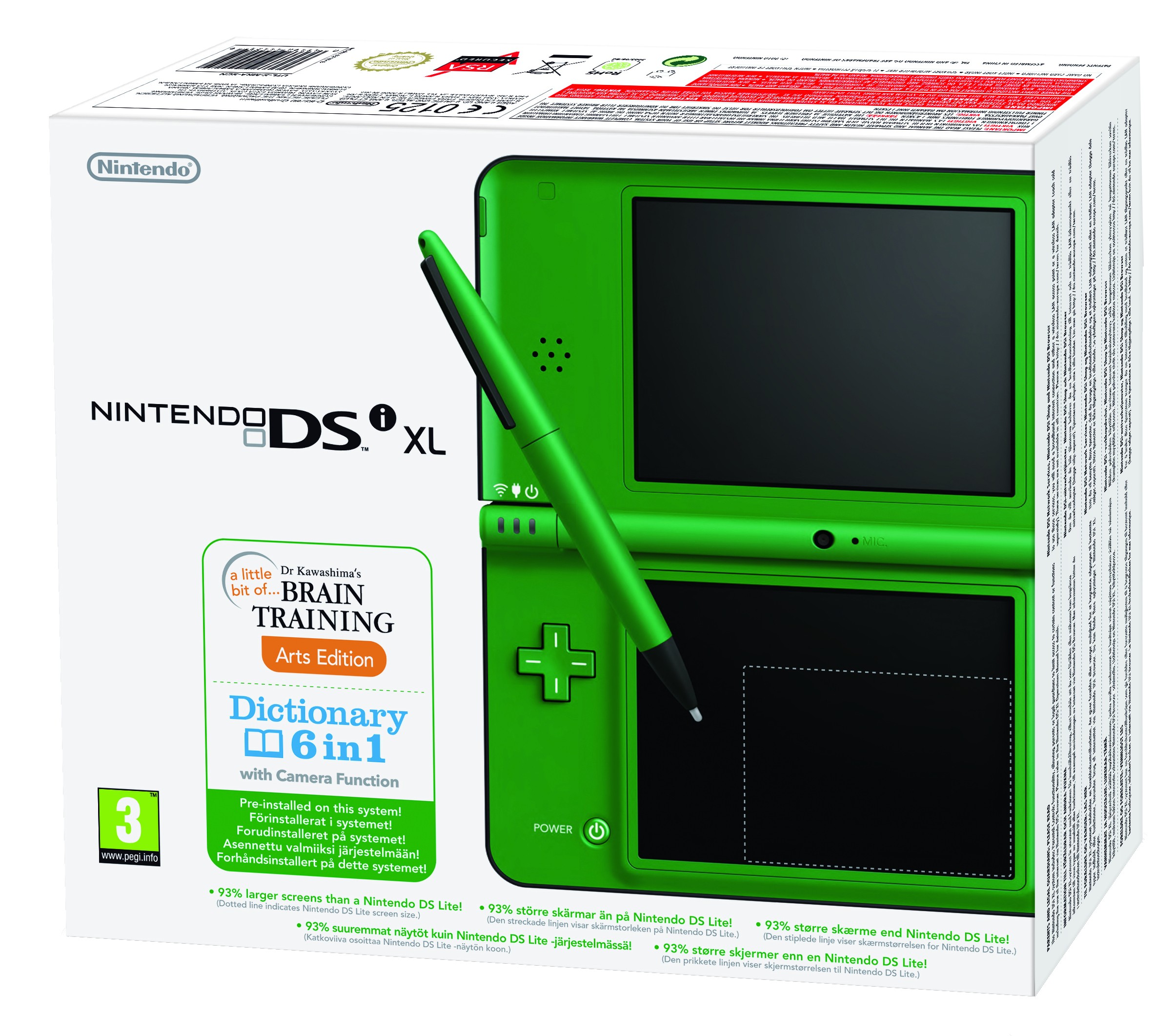 Nintendo DSi XL (gr&oslash;nn)
