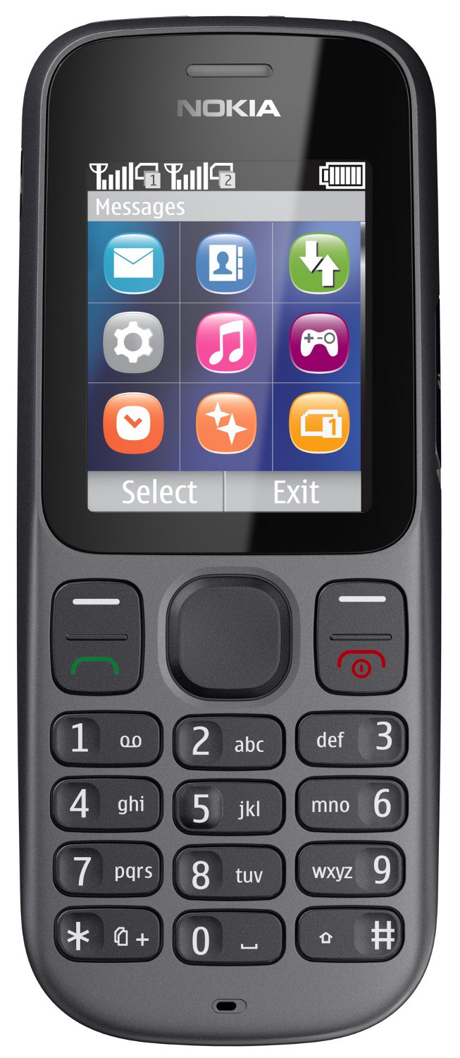 Nokia 101 čern&aacute; (black) - mobil