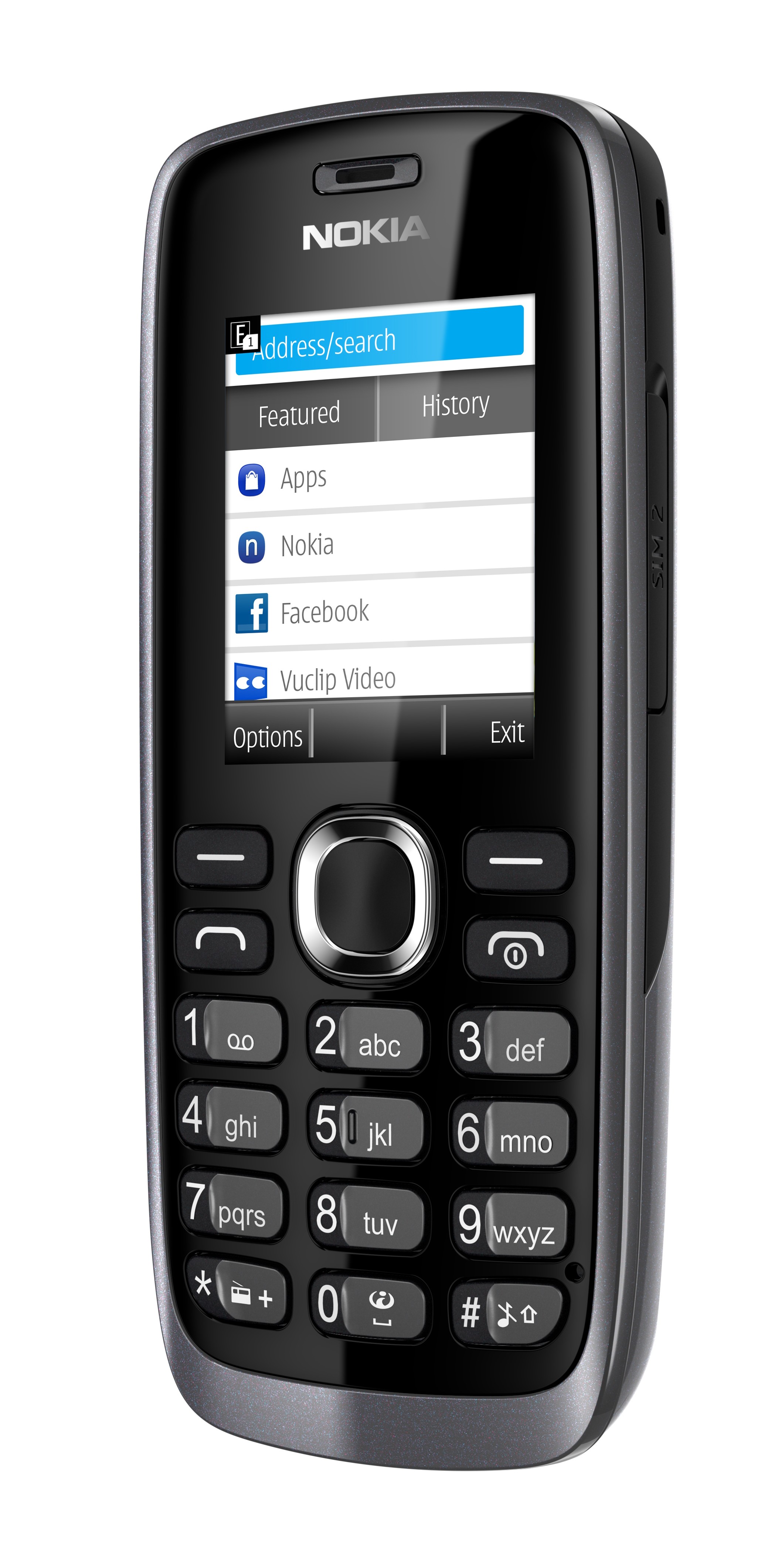 Nokia 112 (šedý) - mobil