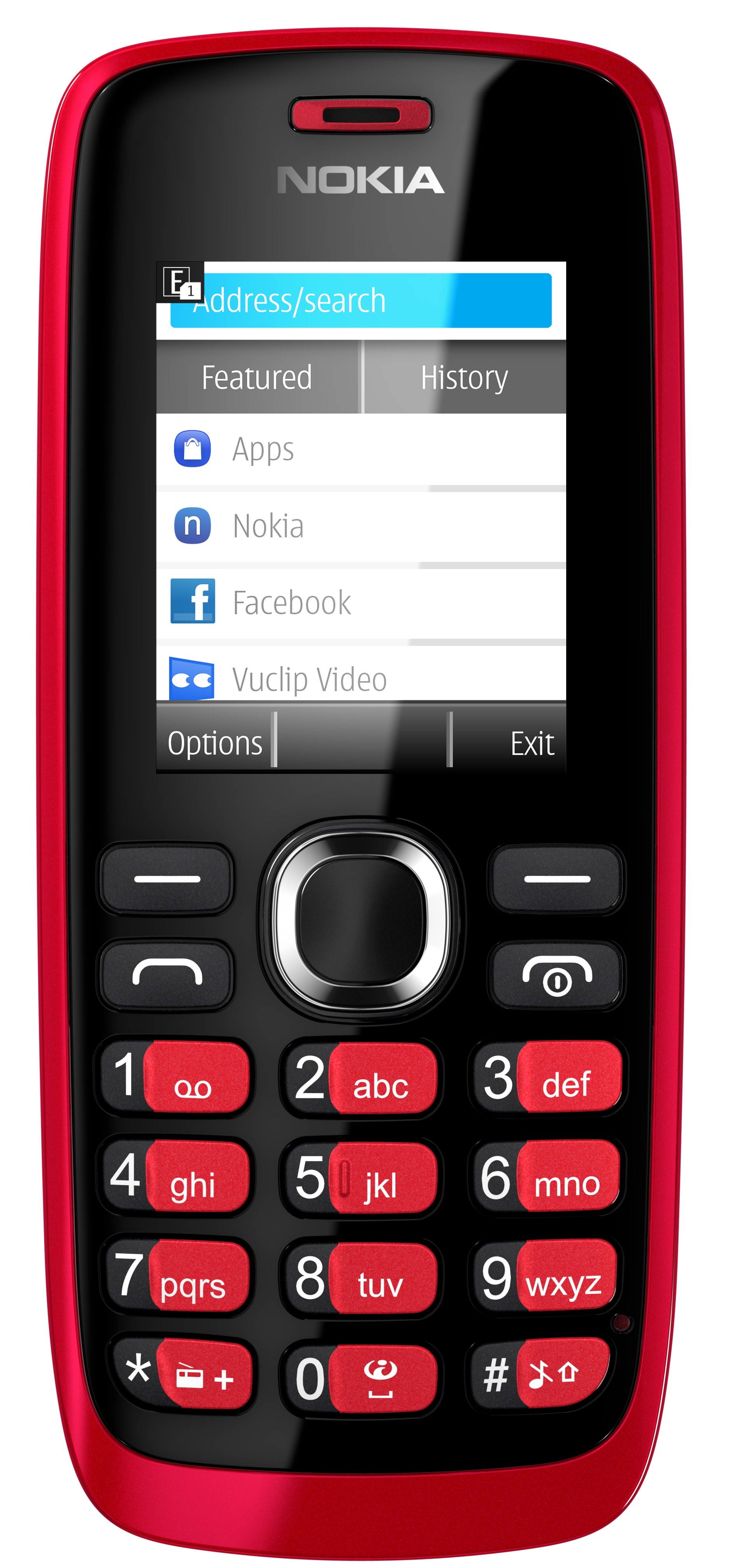 Nokia 112 (červený) - mobil