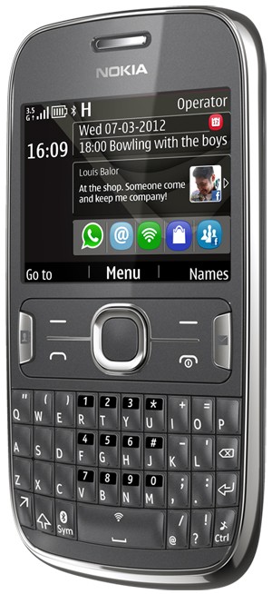Nokia Asha 302 (Harmaa)